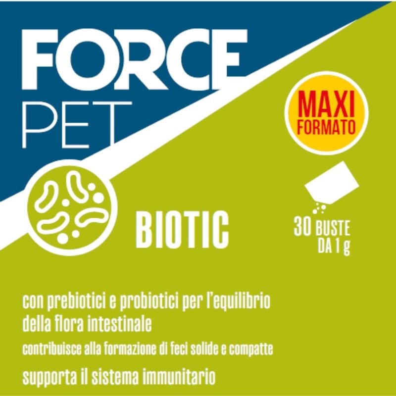 Forcepet per Cani e Gatti Fermenti Lattici Maxi 30 x 1 gr