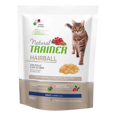 Natural Trainer Cat Hairball con Pollo Fresco 300 Gr.