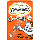 Catisfaction Snack Dreamies Creamy Pollo 4pzx10gr image number 0