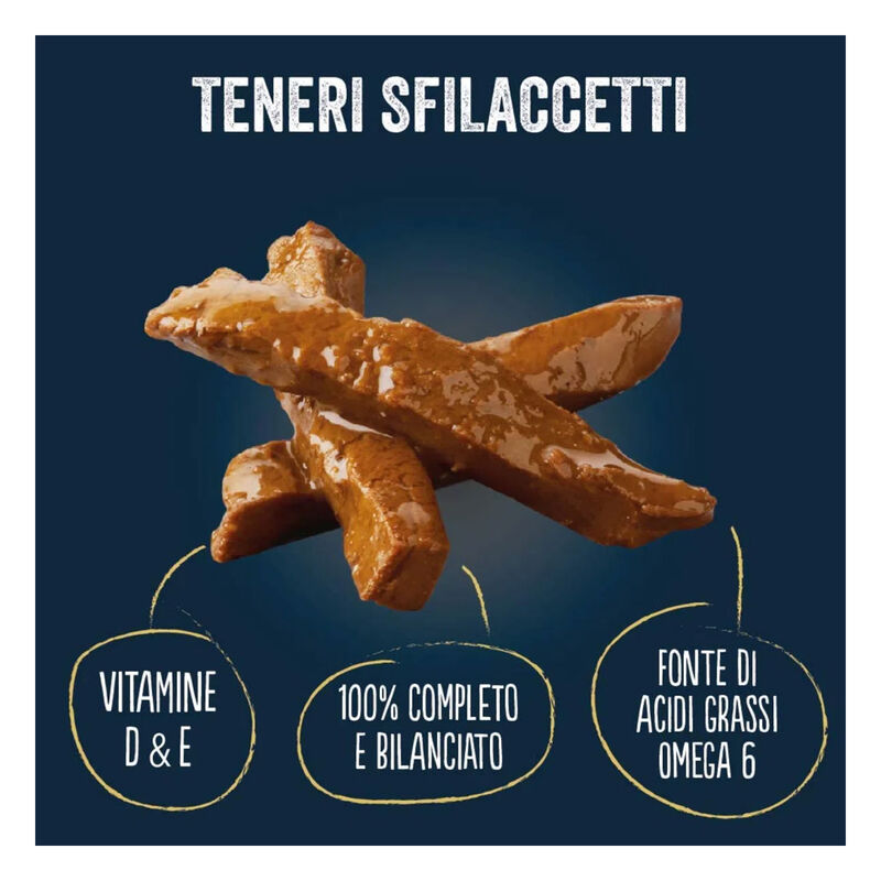 Felix Sfilaccetti Rustici Fish Selection Salmone Tonno Merluzzo e Platessa 12x80gr