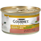 Gourmet Gold Cat Adult Mousse con Anatra e un Tocco di Spinaci 85 gr