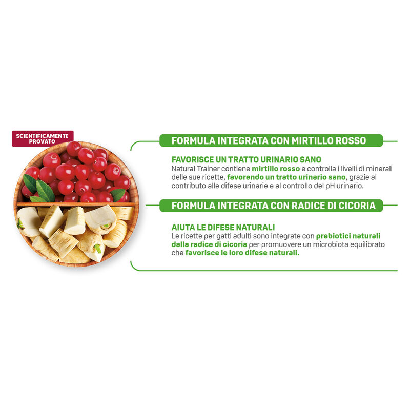 Natural Trainer Cat Adult al Pollo 300 gr