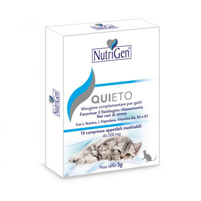 Nutrigent Quieto Gatto 10 Compresse masticabili 500 mg