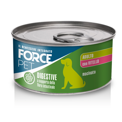 Forcepet Dog Adult Digestive macinato con vitello 150gr