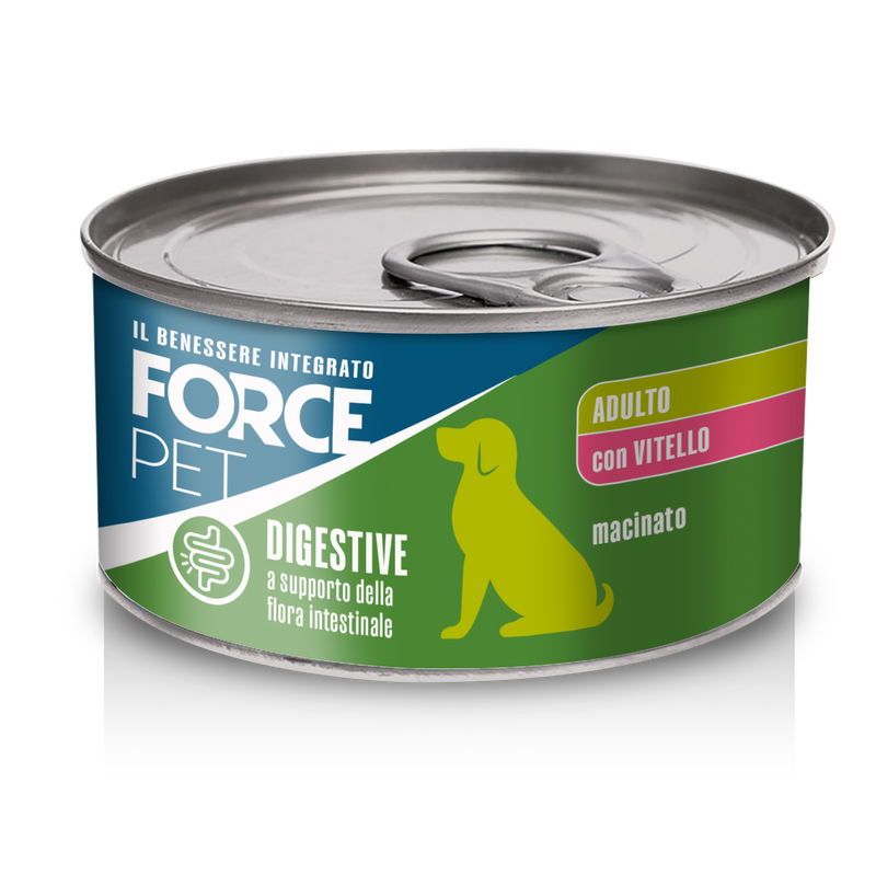 Forcepet Dog Adult Digestive macinato con vitello 150gr