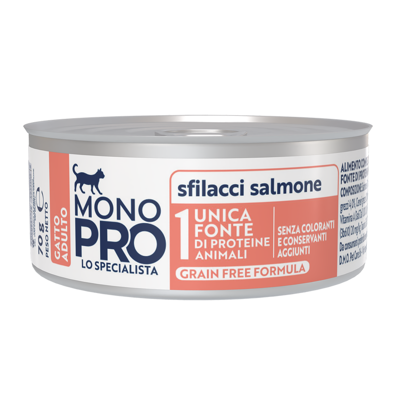 Monopro Cat Adult Sfilacci salmone 70gr