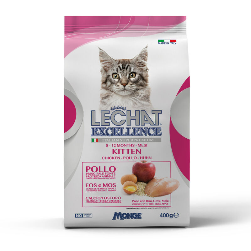 Lechat Excellence Cat Kitten Pollo 400 gr