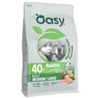 Oasy Monoprotein Formula Crocchette per cani adulti Tg Media e Grande Coniglio 2 kg