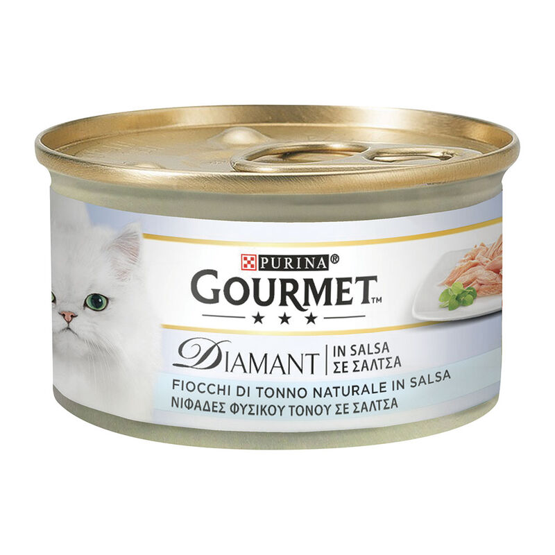 Gourmet Diamant Cat Adult Fiocchi di Tonno Naturale in Salsa 85 gr