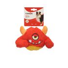 Camon monster colorati in poliestere con squeaker 8 cm