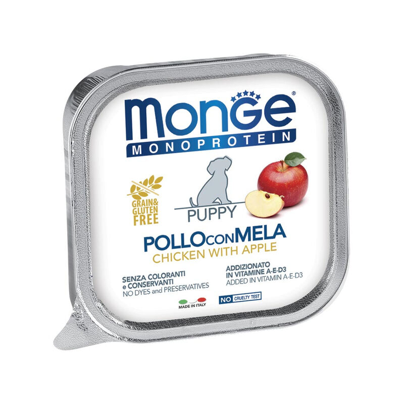 Monge Monoprotein Puppy Paté Pollo con Mela 150 gr