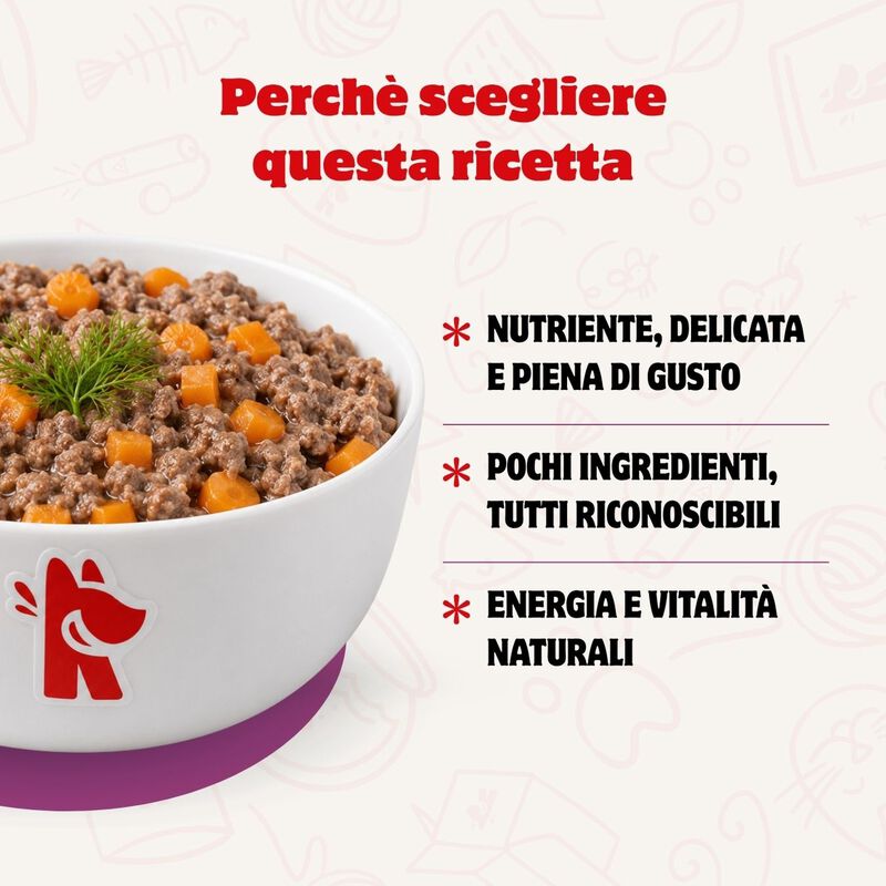 Real Bowl Rag&ugrave; per gatti adulti con Agnello 80 gr