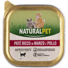 Nauralpet Cat Paté ricco in Pollo e manzo 100 gr image number 0