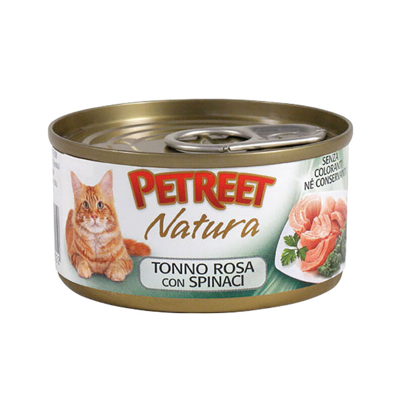 Petreet Cat Tonno rosa Tonno con spinaci 70 gr