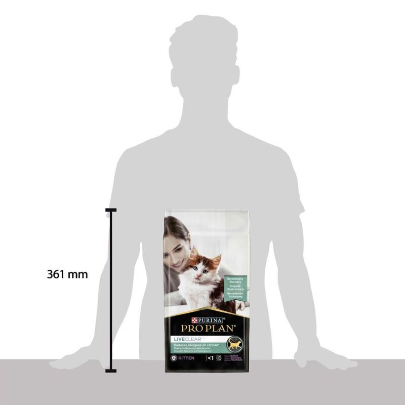 Purina Pro Plan LiveClear Cat Kitten ricco In Tacchino 1,4 kg