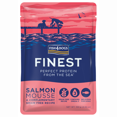 Fish4dogs Finest Dog Mousse di Salmone 100g