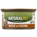 Naturalpet Cat Adult Mousse con Tacchino 85 gr image number 0