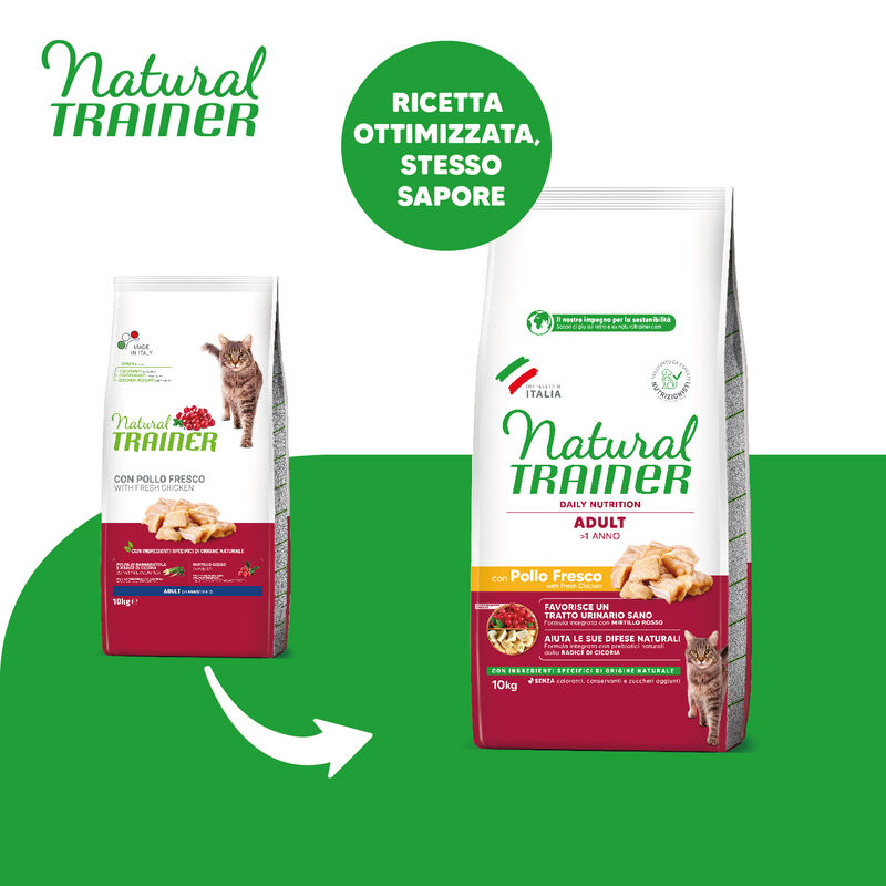 Natural Trainer Cat Adult al Pollo 10 kg