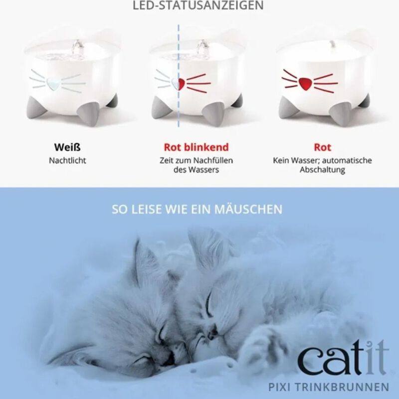 Catit Pixi fontana rosa 2,5 lt