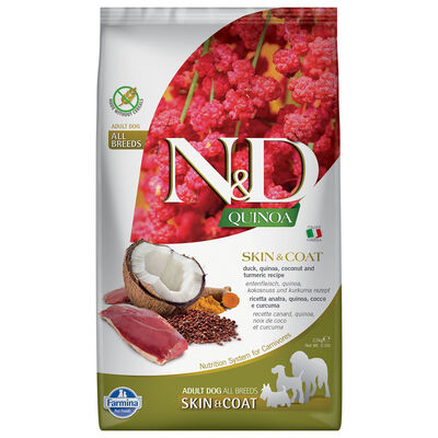 Farmina N&D Quinoa Skin & Coat Dog Adult Anatra Cocco e Curcuma 2,5 kg