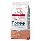 Monge Natural Superpremium Monoprotein Dog Mini Adult Salmone con Riso 7,5 kg