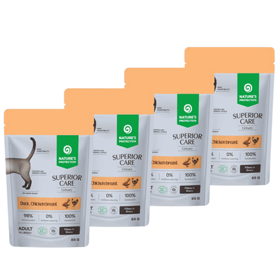 Nature's Protection Superior Care Urinary Filetti gatti adulti Anatra e petto di pollo 85gr