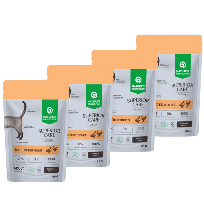 Nature's Protection Superior Care Urinary Filetti gatti adulti Anatra e petto di pollo 85gr