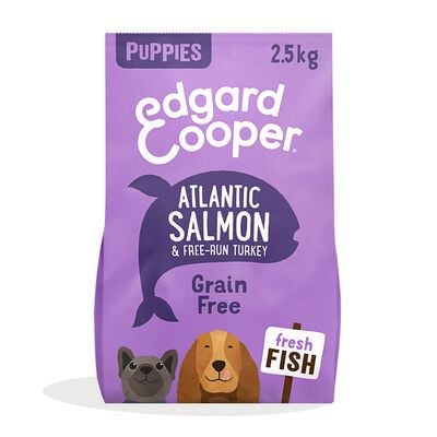 Edgard & Cooper Dog Puppy Salmone e Tacchino 2,5 kg