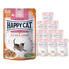Happy Cat Kitten & Junior Farm con Anatra in Salsa 85 gr
