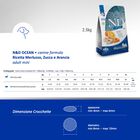 Farmina N&D Ocean Dog Adult Mini Merluzzo, Zucca e Arancia 2,5 kg