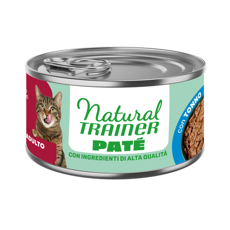 Natural Trainer Pat&eacute; con Tonno per Gatti Adulti 85gr