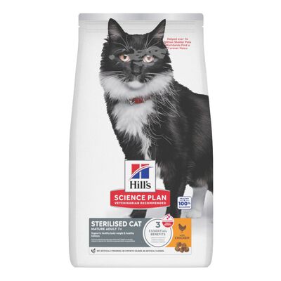 Hill's Science Plan Cat Mature Adult 7+ Sterilised al Pollo 1,5 kg