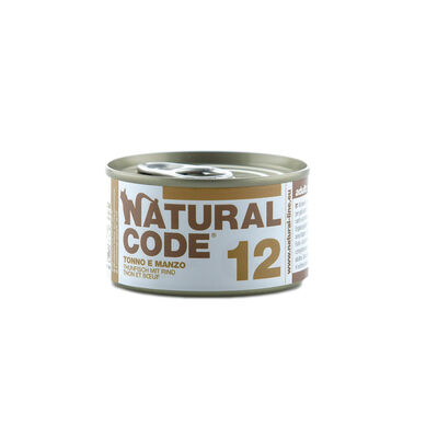 Natural Code Cat Tonno e Manzo lattina 85g
