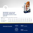 Farmina N&D Brown Dog Adult Mini Agnello Spirulina e carote 2 kg