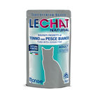 LeChat Natural Cat Adult Pezzetti di Tonno con Pesce Bianco 80 gr