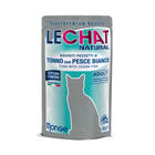 LeChat Natural Cat Adult Pezzetti di Tonno con Pesce Bianco 80 gr image number 0