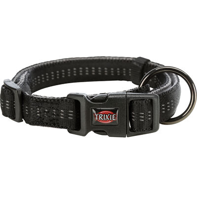 Trixie Dog Collare Softline Elegance XS-S Nero/Grigio