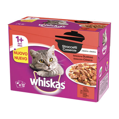 Whiskas Cat Straccetti Multipack Gustoso 12x85 gr