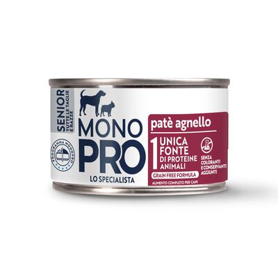 Monopro Dog Senior Paté di Agnello 150gr