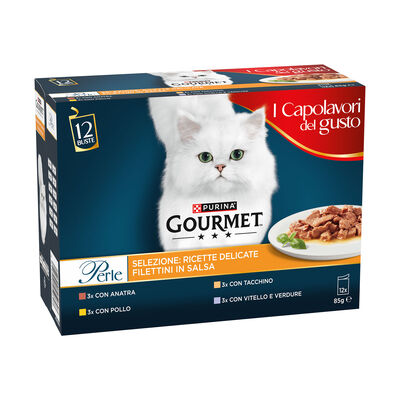 Gourmet Perle Selezione Carni Delicate 12x85g