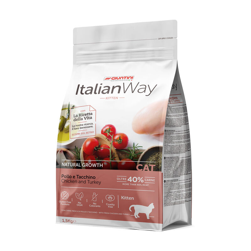 Italianway Kitten Pollo e Tacchino 1,5 kg