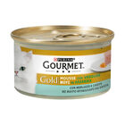 Gourmet Gold Cat Adult Mousse con Merluzzo e Delicate Carote 85 gr