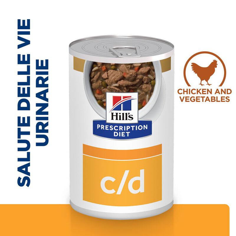 Hill's Prescription Diet Dog c/d Multicare spezzatino con pollo e verdure 354 gr