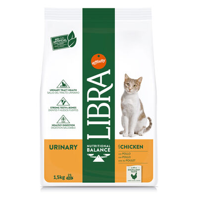 Libra Cat Adult Urinary con Pollo 1,5 kg