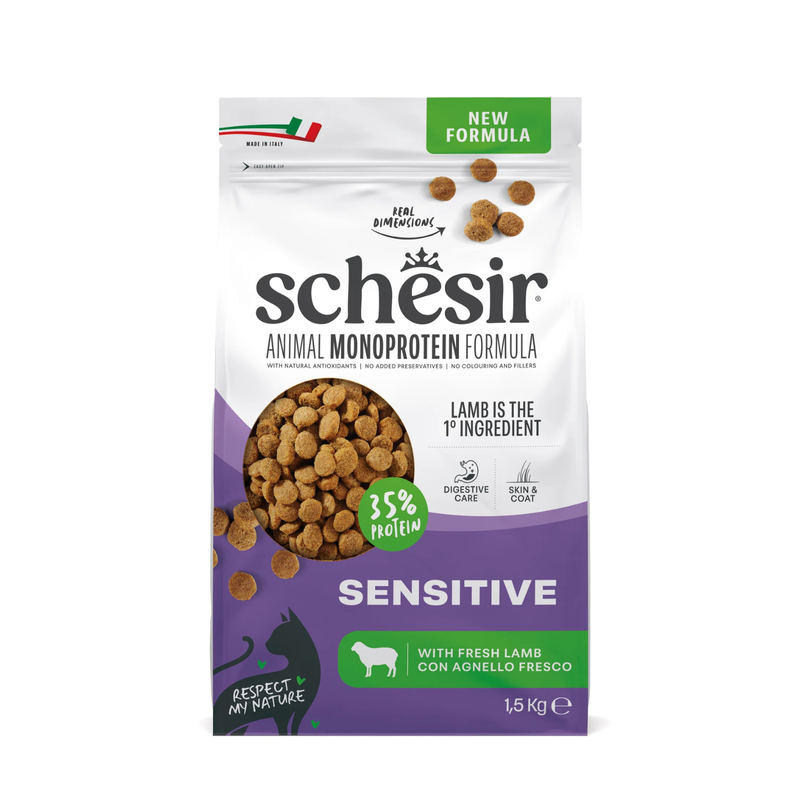 Schesir Monoprotein Cat Adult Sensitive agnello 1,5 kg