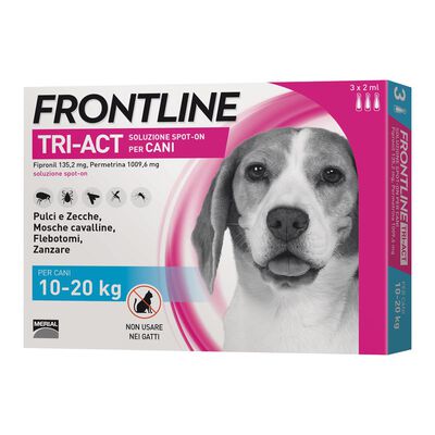 Frontline Tri-act 10-20 kg 3 pipette
