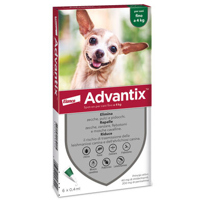 Advantix Spot On 0 - 4kg 6 Pipette