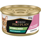 Purina Pro Plan Cat Sterilised Adult Maintenance terrine con Tonno e Salmone 85grx12 pz