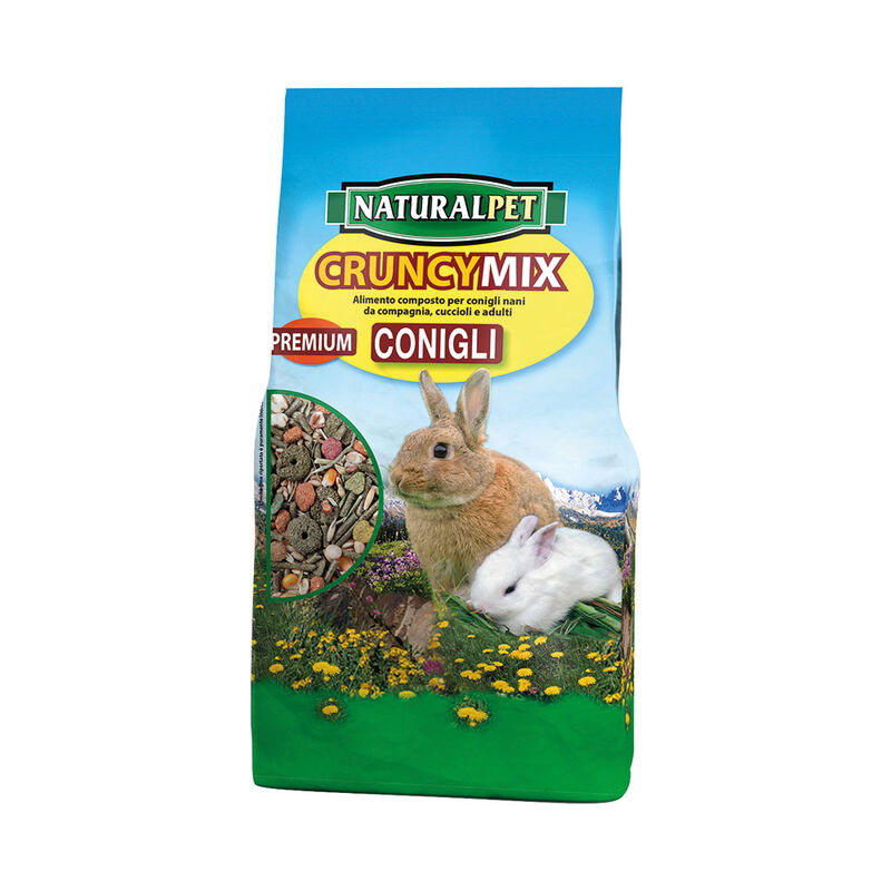 Naturalpet Cruncy mix conigli 2,7 kg