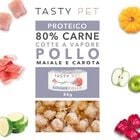 Tasty Pet Polpette al sugo per gatti adulti con Pollo, Maiale e Carota 85 gr